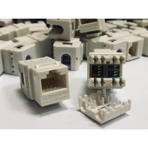 Модуль KeyStone RJ45 UTP, cat.5e, безінструментний, Schneider Electric фотография изображение Модуль KeyStone RJ45 UTP, cat.5e, безінструментний, Schneider Electric